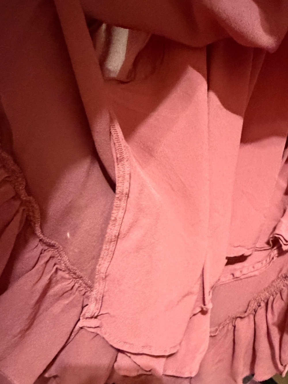 J. Crew Dusty Rose Ruffle Blouse - Picture 5 of 8
